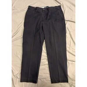 Vintage Polo Ralph Lauren Navy Blue Pleated Classic Chino Pants Men’s 38x30